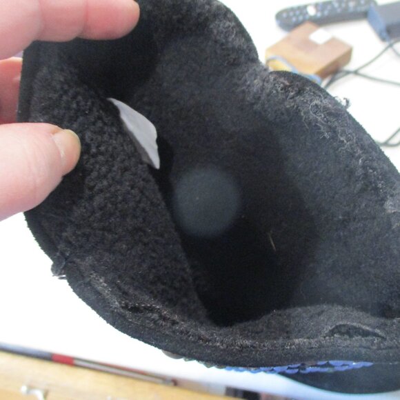 Softwalk Boots - Size 10.5N Black Suede Leather Stud Embellished Faux Shearling - Picture 8 of 8